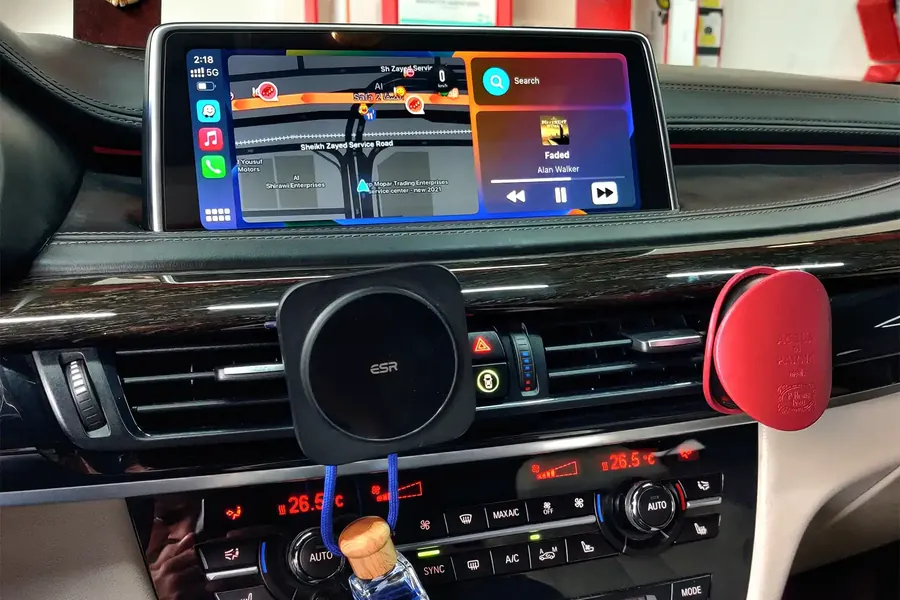 Android screen with navigation
