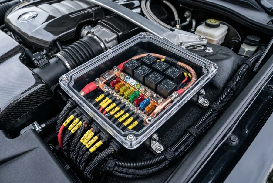 Waterproof Auxiliary Fuse & Relay Distribution Box