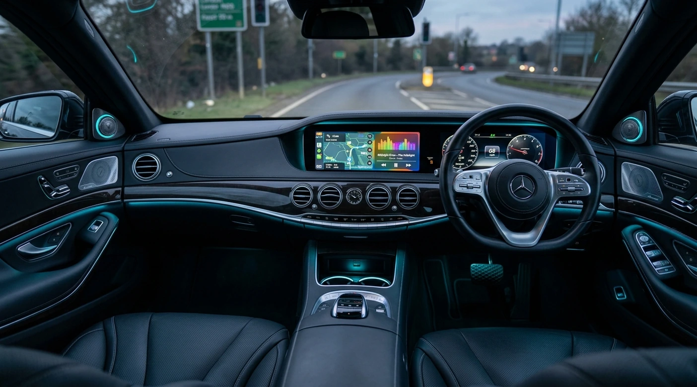 High-definition Android multimedia screen, Apple CarPlay and audiophile sound system