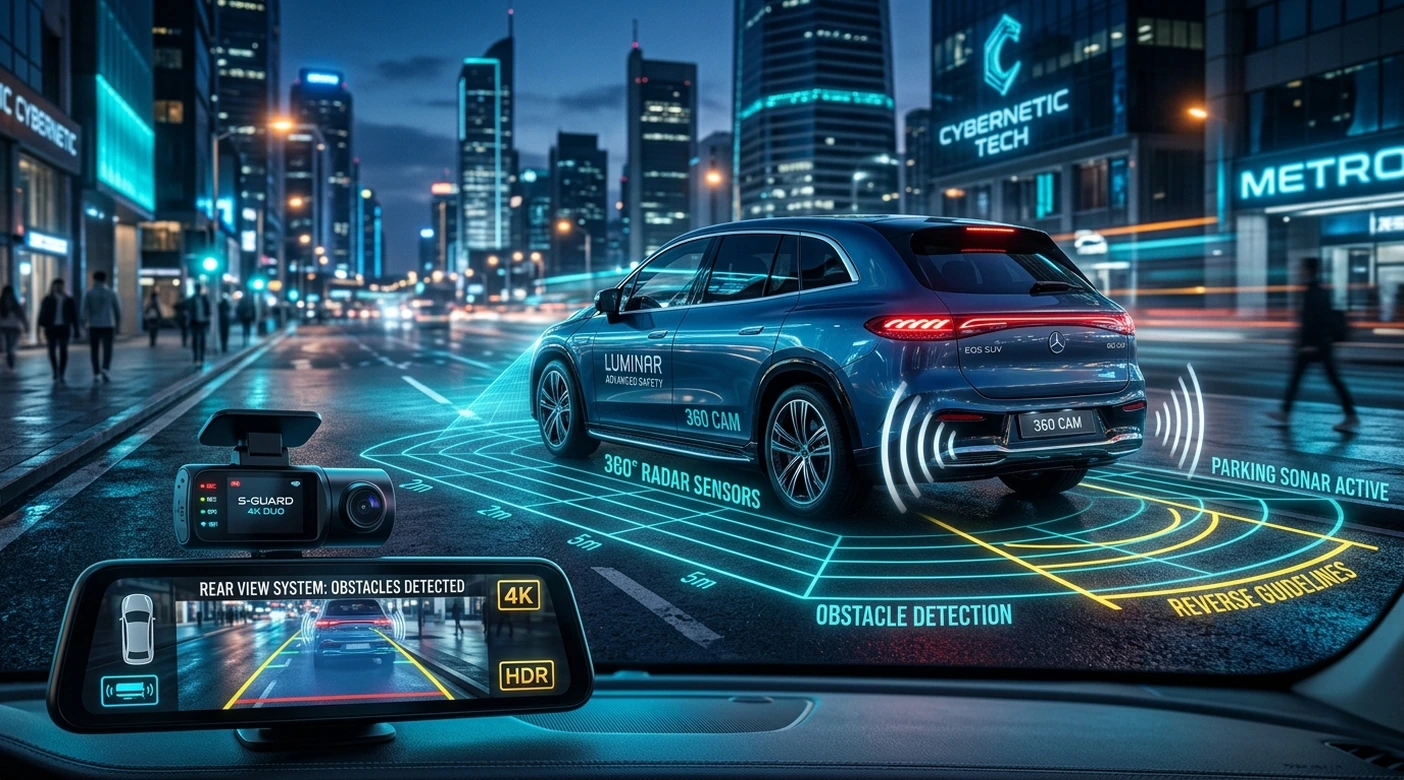 Smart 360 radar sensors, reverse cameras, 4K dashcam and vehicle security systems